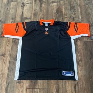 NWT NFL Pro Line Cincinnati Bengals Men’s Jersey 2XL Football Black Orange